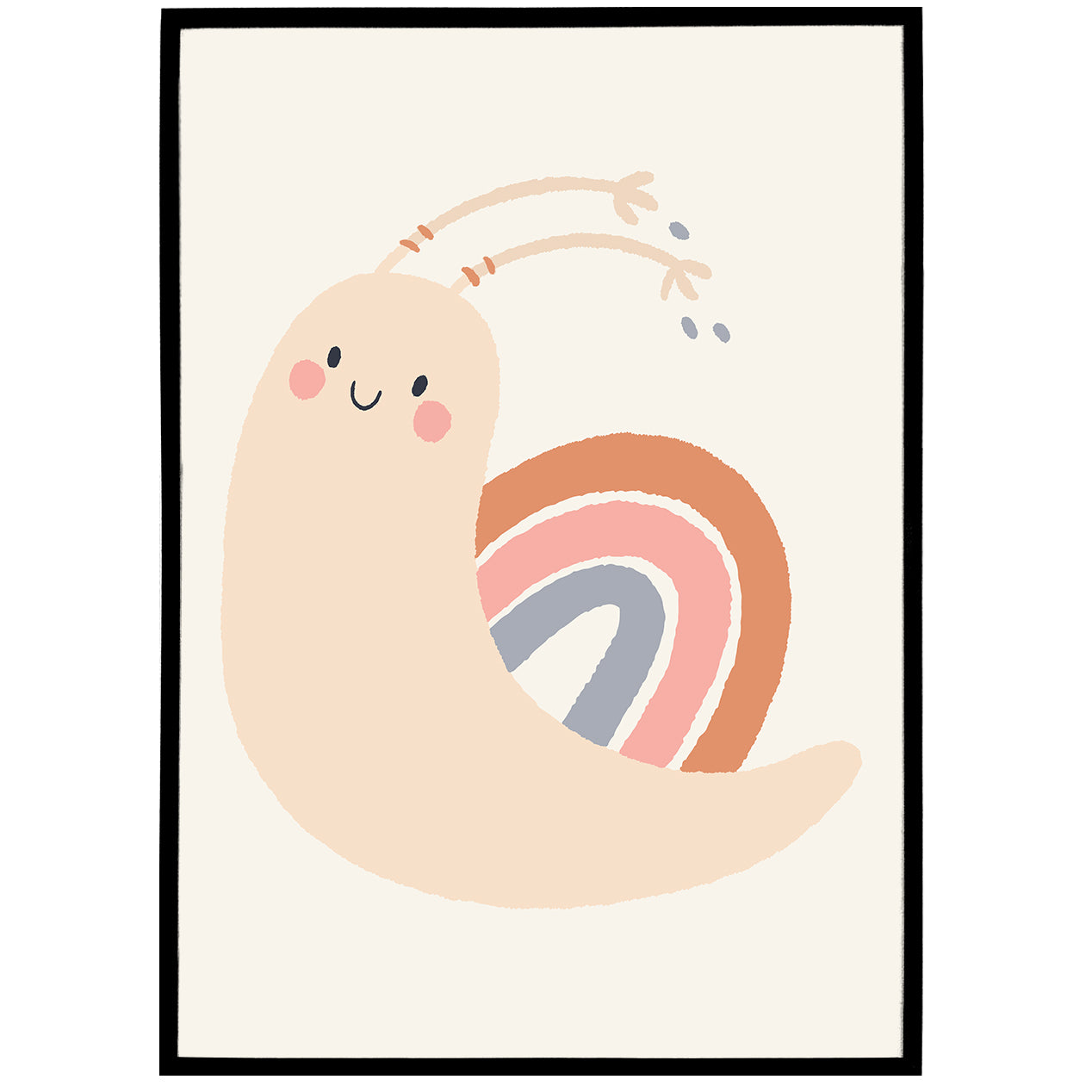 Cute Snail Poster