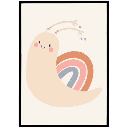 Cute Snail Poster