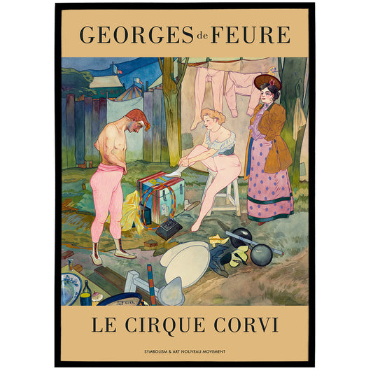 Georges de Feure, Le Cirque Corvi Poster