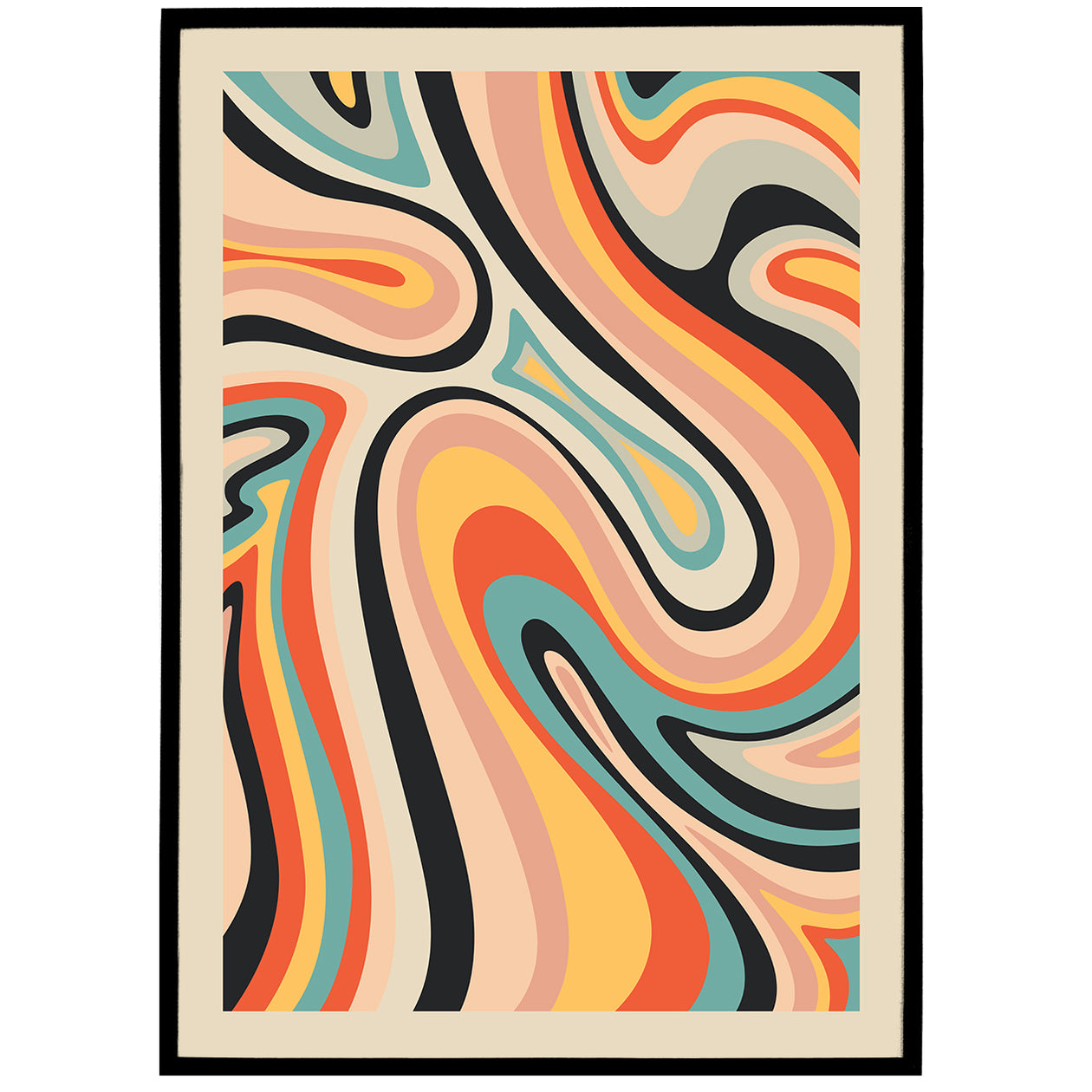 Abstract Composition Poster — HypeSheriff US