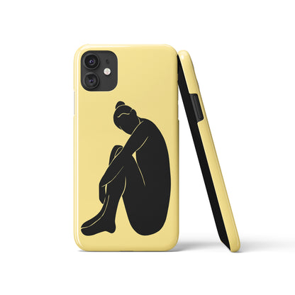 Sitting Woman iPhone Case