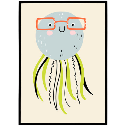 Octopus Bookworm Poster