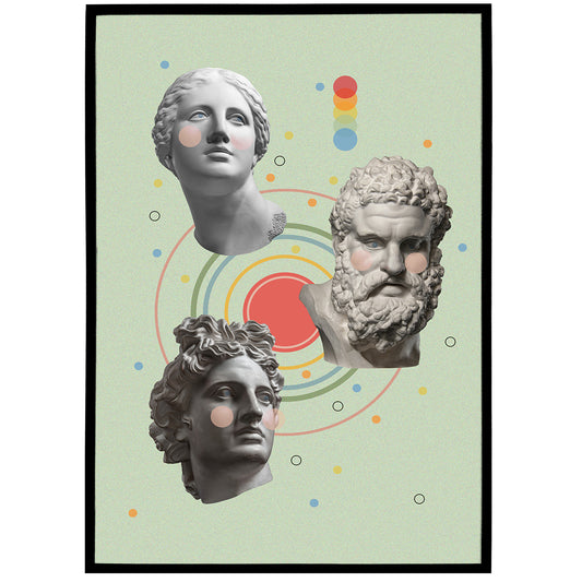 Retro Pop Art Collage Print