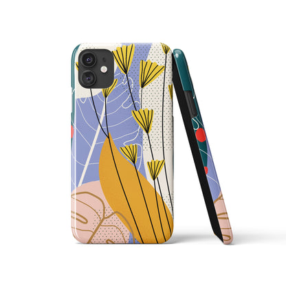 Floral Drawing iPhone Case 3