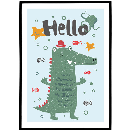 Hello, Crocodile Poster