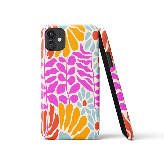 Colorful Botanical Floral iPhone Case