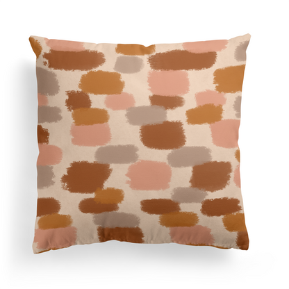Boho Minimalist Abstract Pattern Throw Pillow