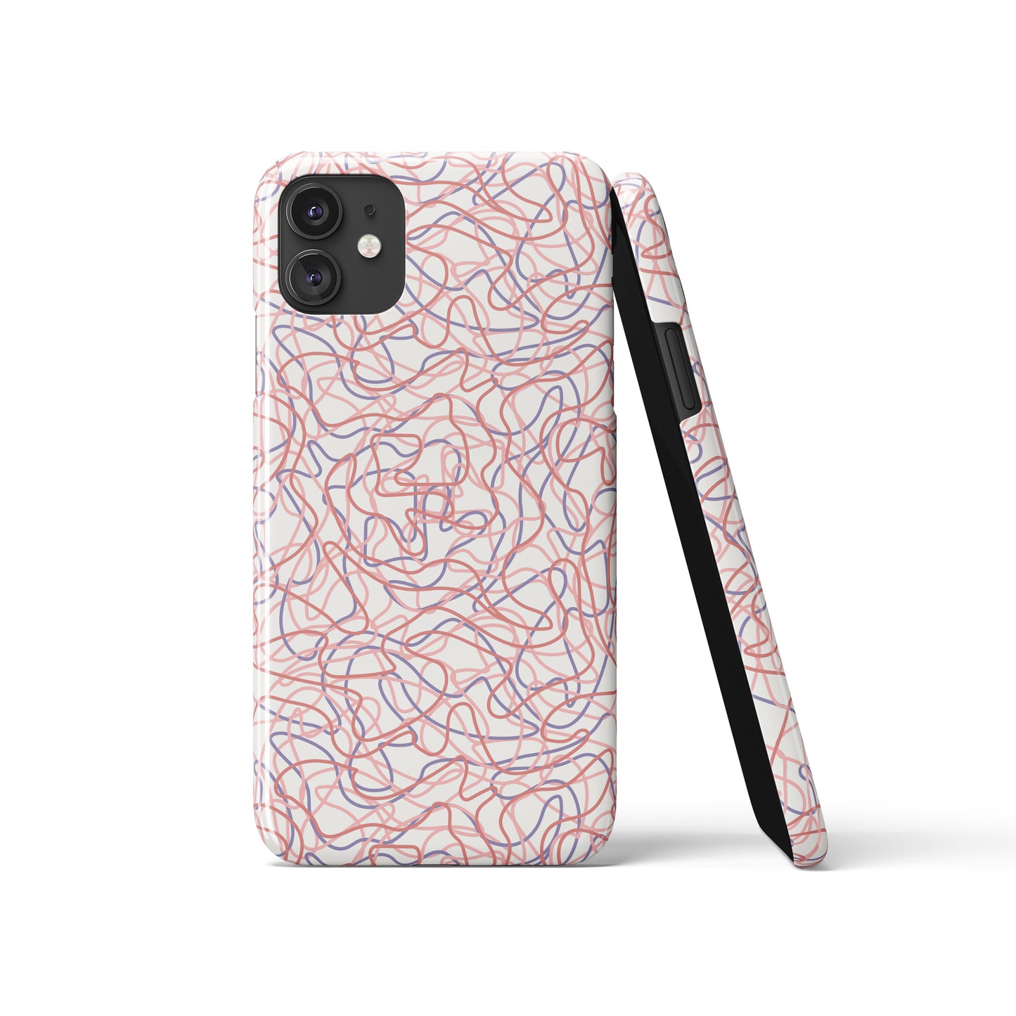 Pastel Line Art iPhone Case