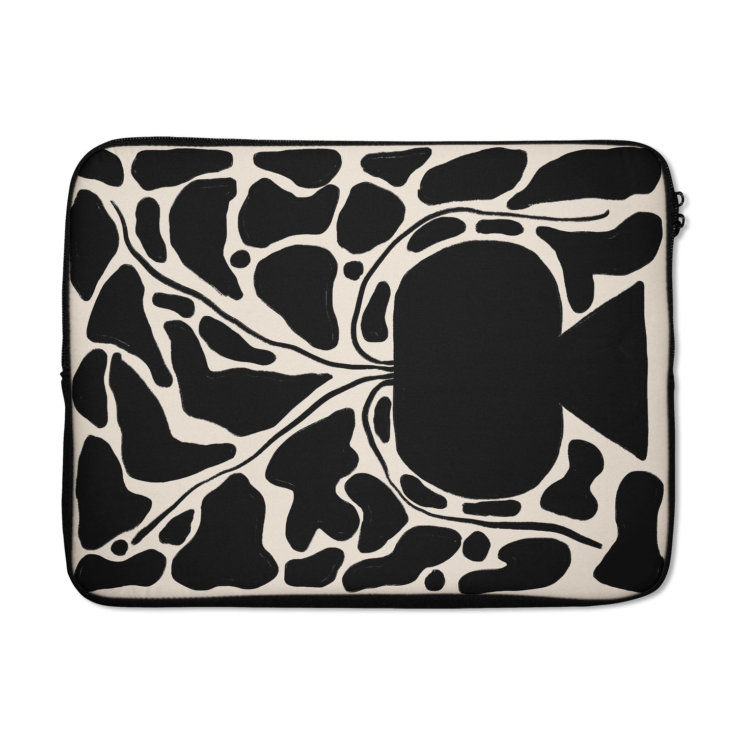 Black Botanical Art - Laptop Sleeve