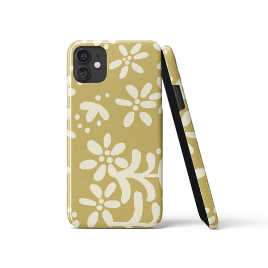 Green Ethnic Floral iPhone Case