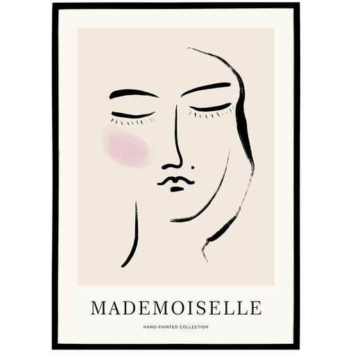 Mademoiselle Portrait Poster