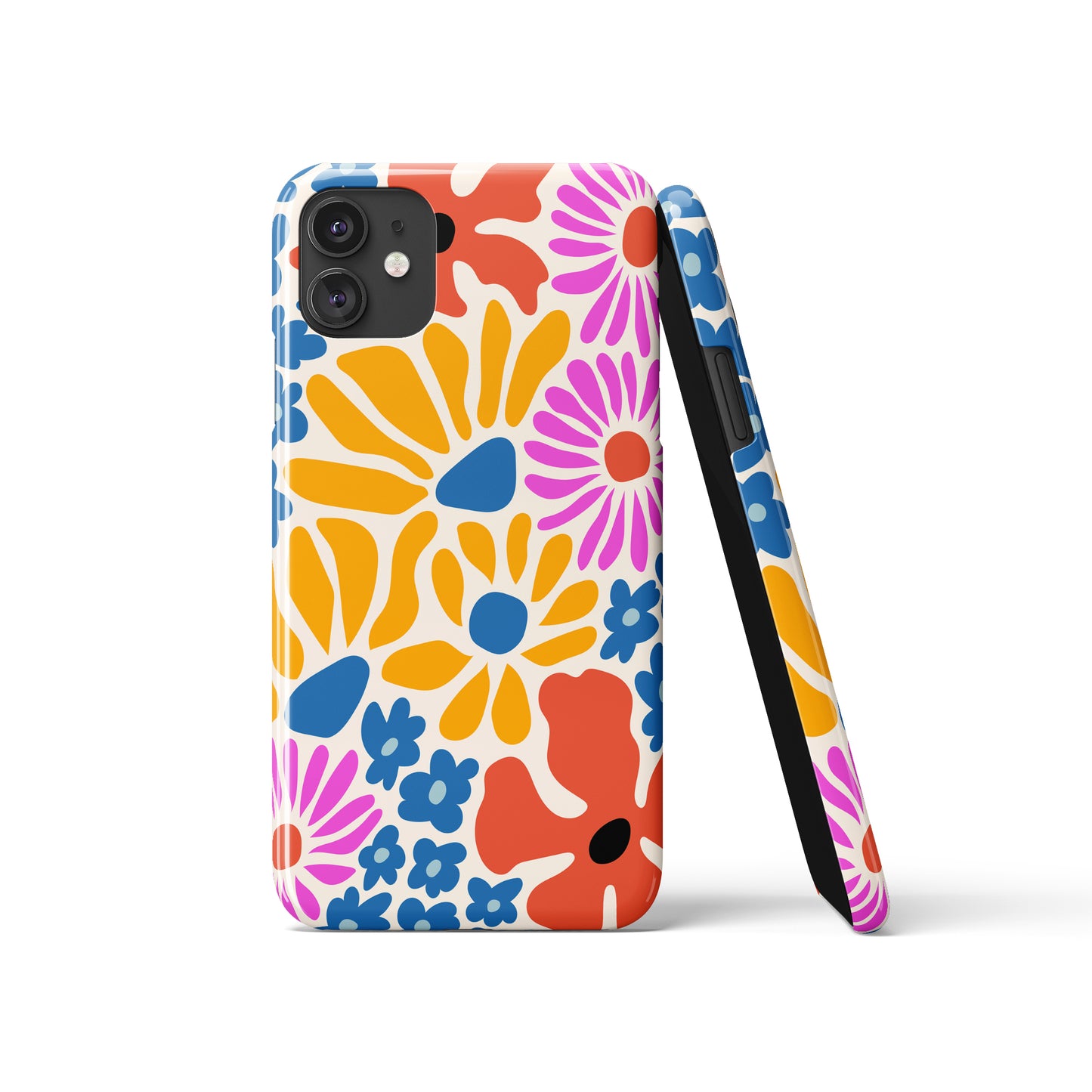 Colorful Retro Floral Artistic iPhone Case