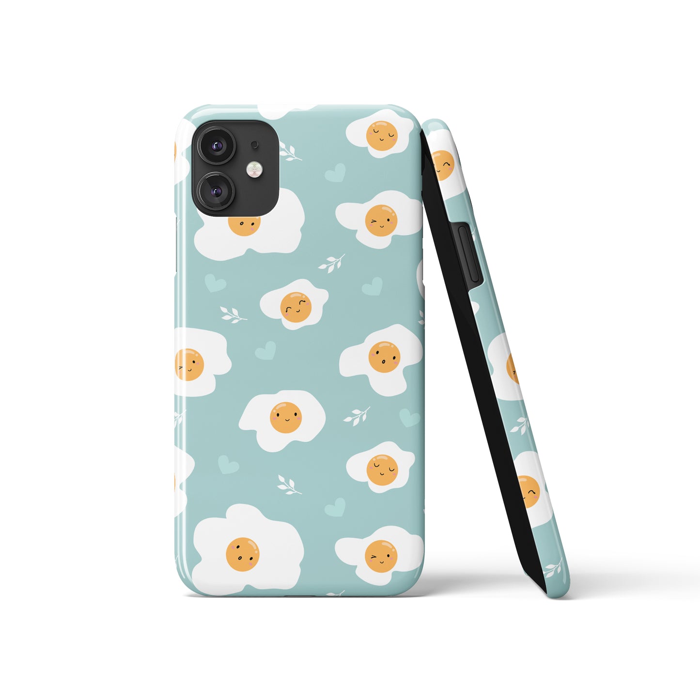 Blue Sky Eggs Pattern iPhone Case