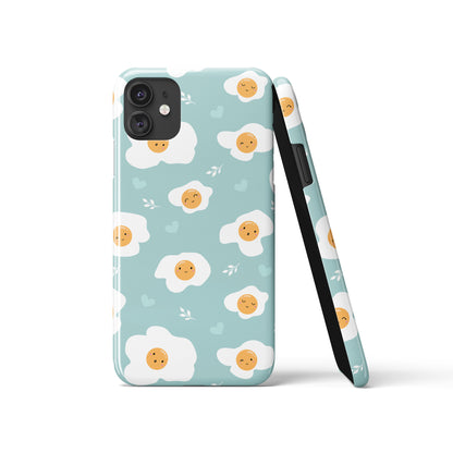 Blue Sky Eggs Pattern iPhone Case