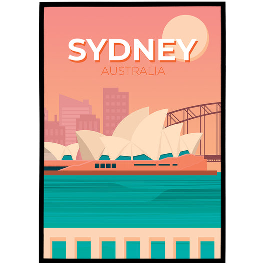 Syndey Travel Artistic Print