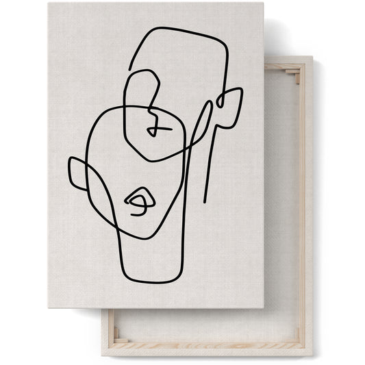 Picasso Line Art Minimalist Canvas