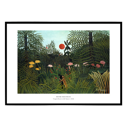 Henri Rousseau Botanical Poster