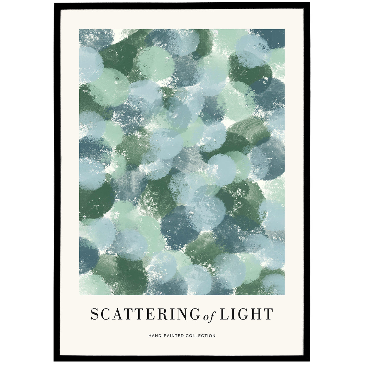 Scattering Of Light - Abstract Painting Poster