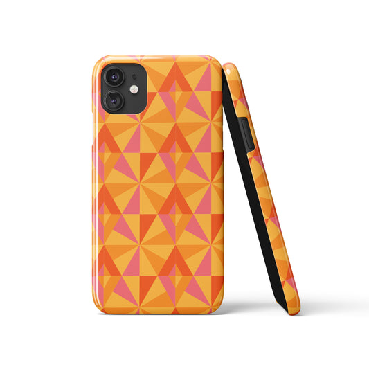 Orange Retro 70s iPhone Case