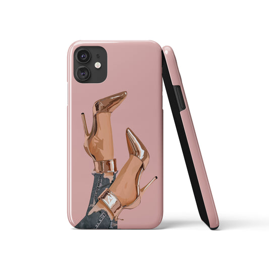 Fashion Pink Heels iPhone Case