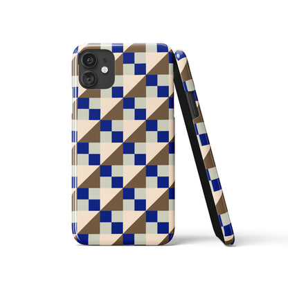 Modern Bauhaus Pattern iPhone Case