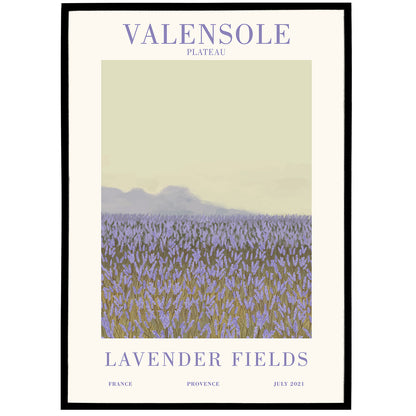 Valensole Plateau, France Poster