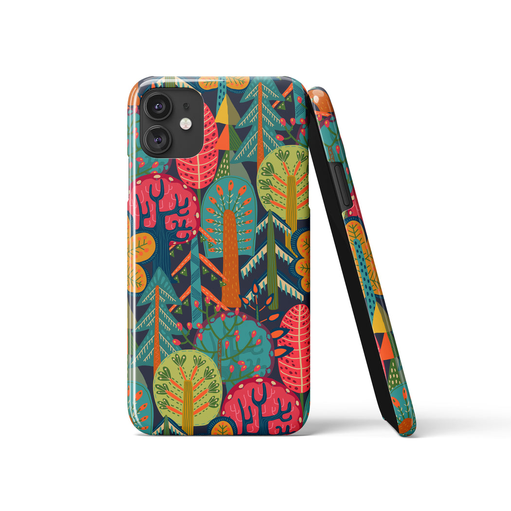 Colorful Magic Forest iPhone Case
