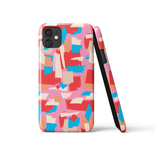 Pink Abstract iPhone Case