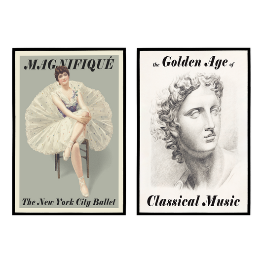 Set of 2 Music & Dance Traditions Posters