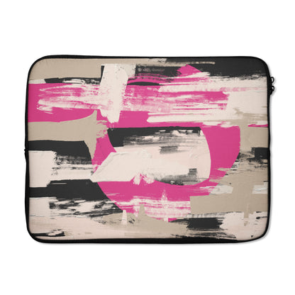 Abstract Pink Painted Art - Laptop Sleeve