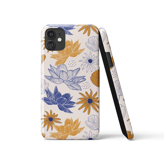 Rustic Delicate Flowers iPhone Case