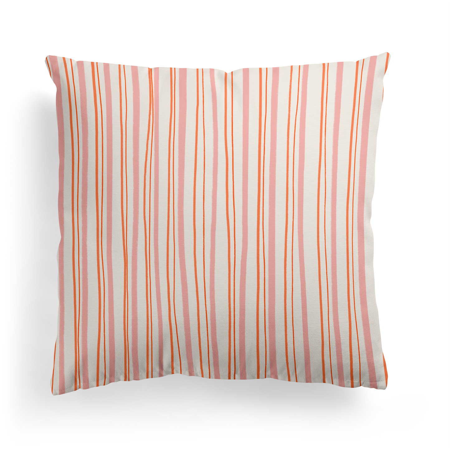 Retro Striped Pattern Throw Pillow