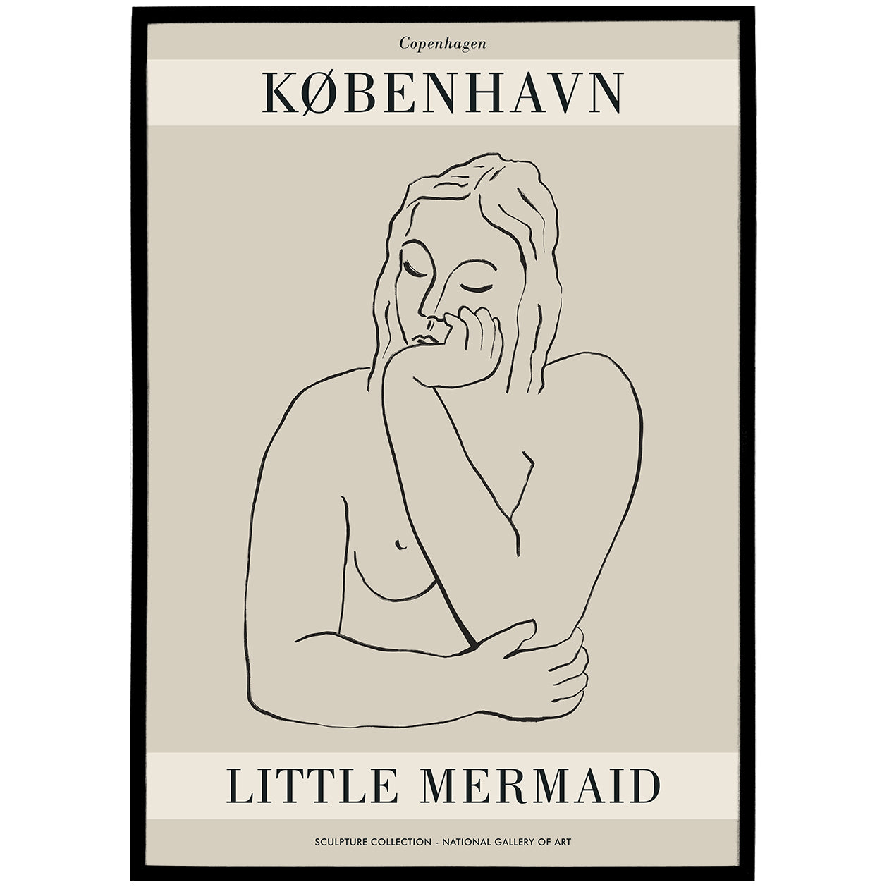 Little Mermaid, Copenhagen Poster