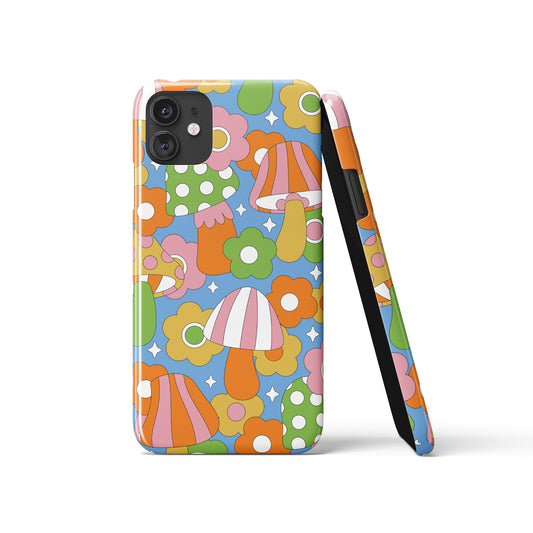 Groovy Mushrooms iPhone Case