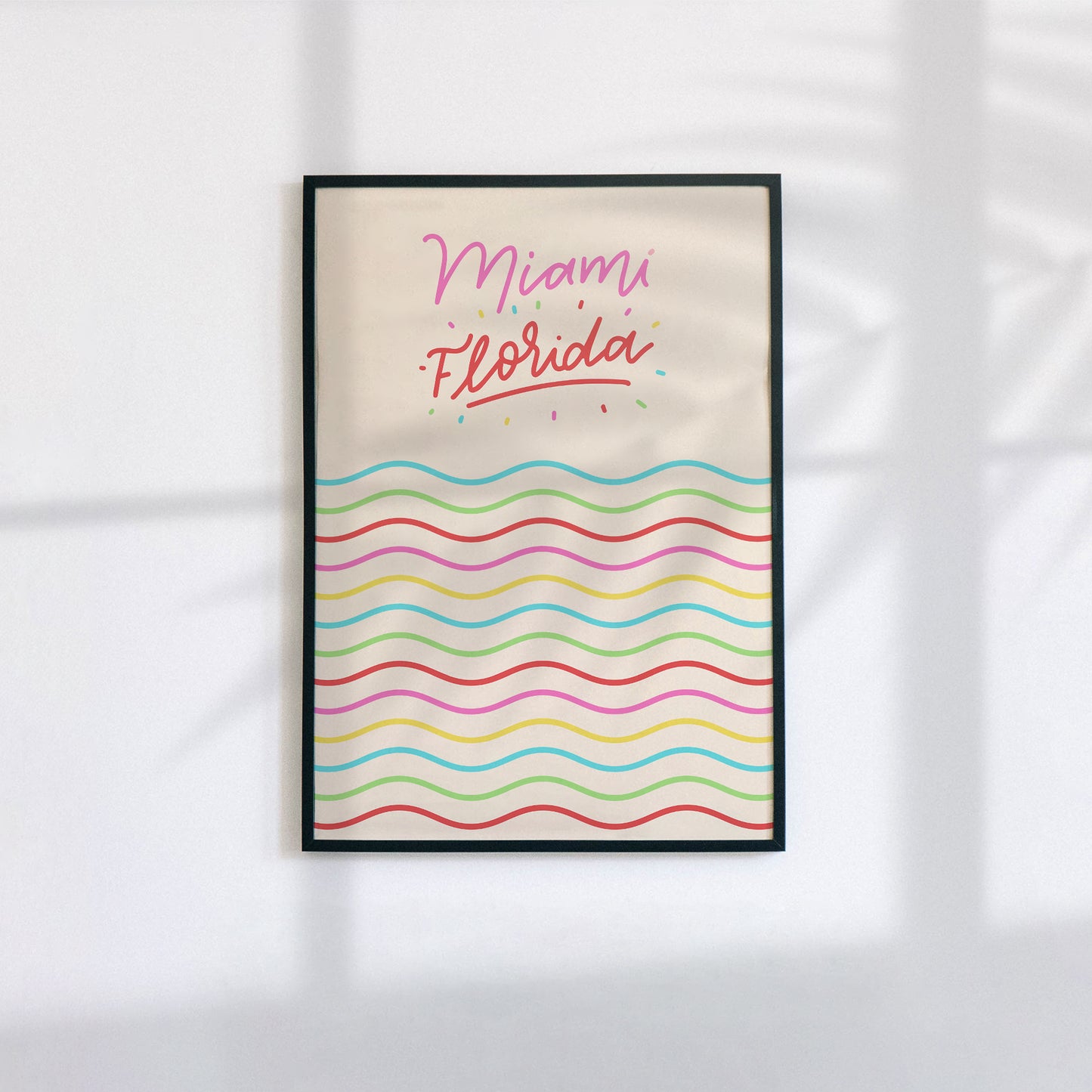 Colorful Florida Poster