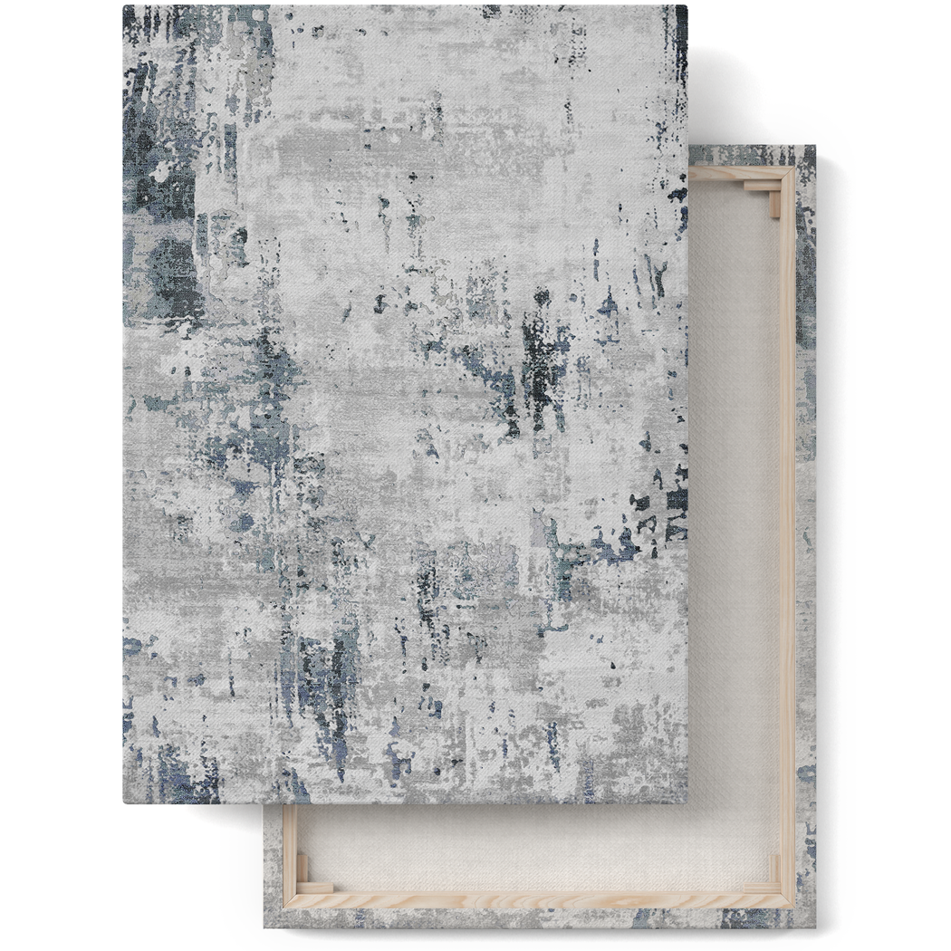 Abstract Vintage Grunge Painted Canvas Print