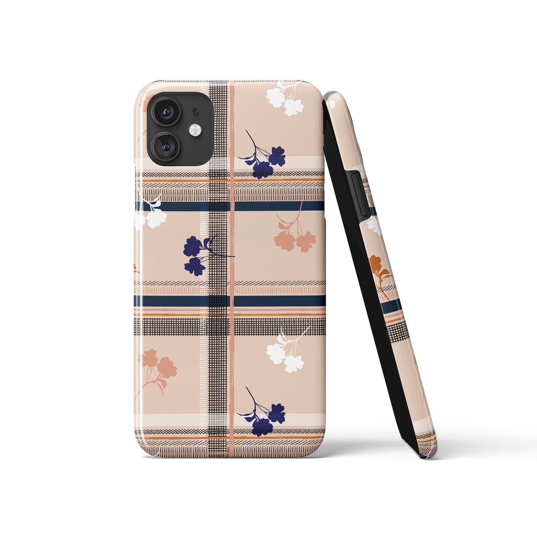 Beige Gucci Inspired Pattern iPhone Case