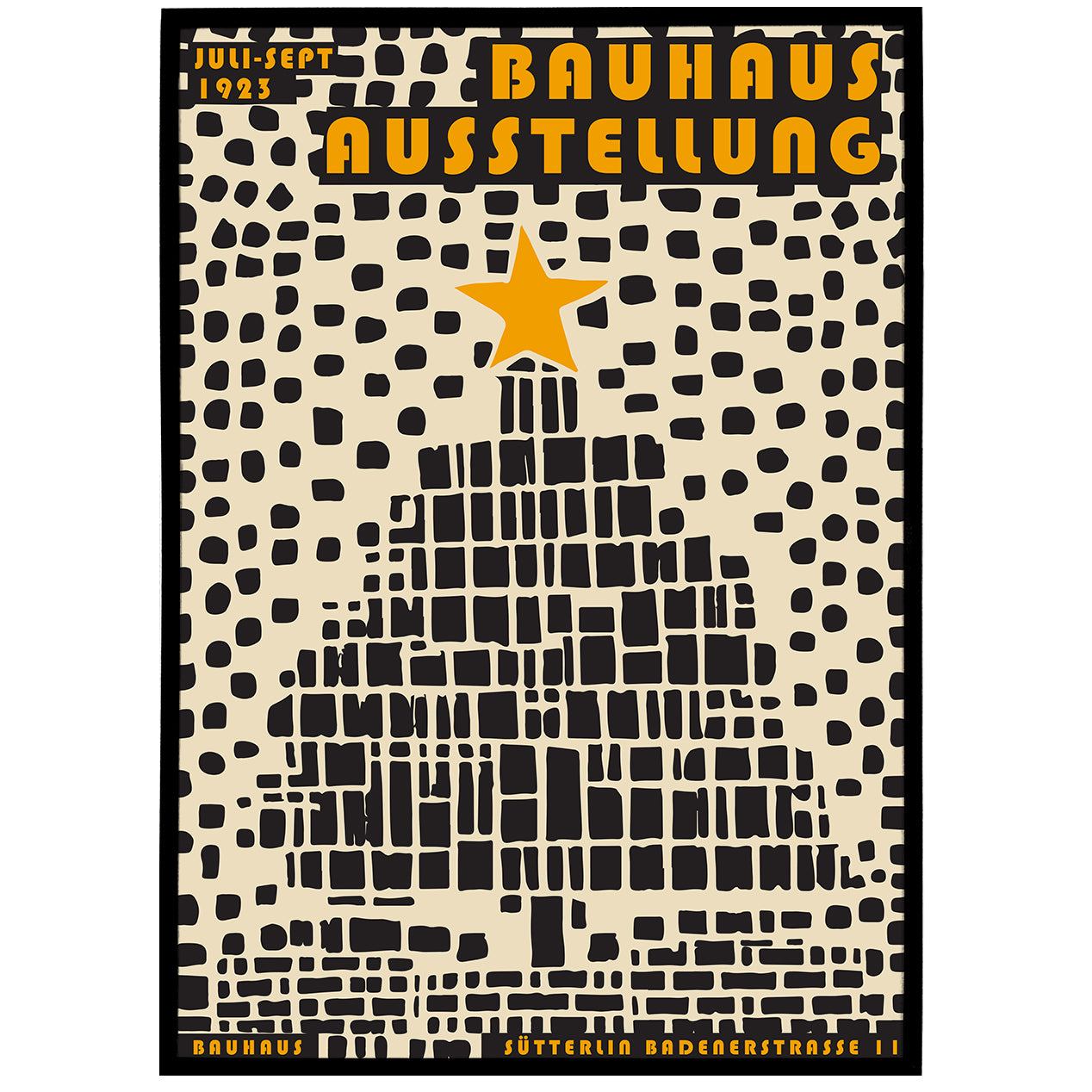 Bauhaus Christmas Exhibition Poster