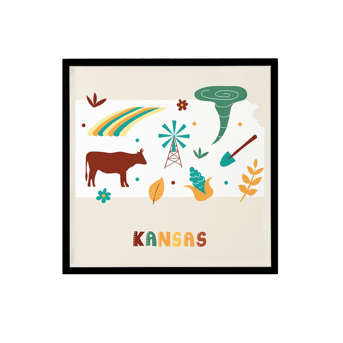Kansas, Travel Print