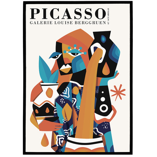 Picasso Cubism Woman Poster