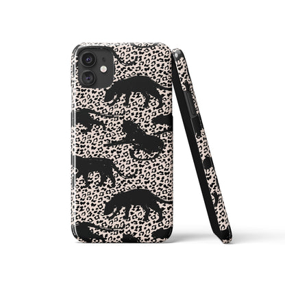 Black Panthers Pattern iPhone Case