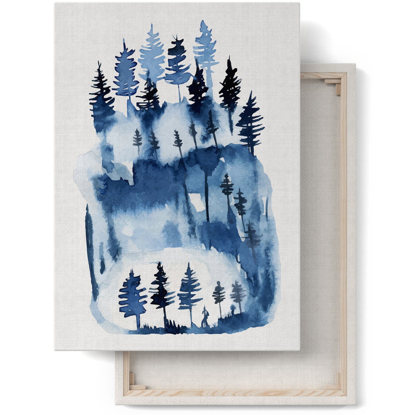 Blue Forest Travel Canvas Print