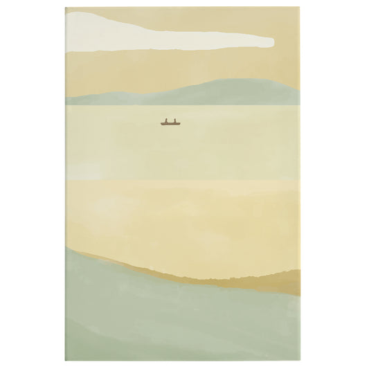 Boat On The River Canvas