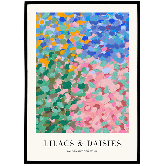 Flower Market - Lilacs&Daisies Poster