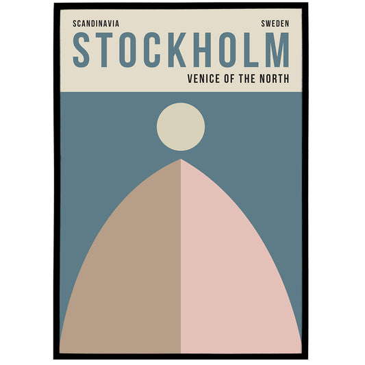 Stockholm Travel Poster