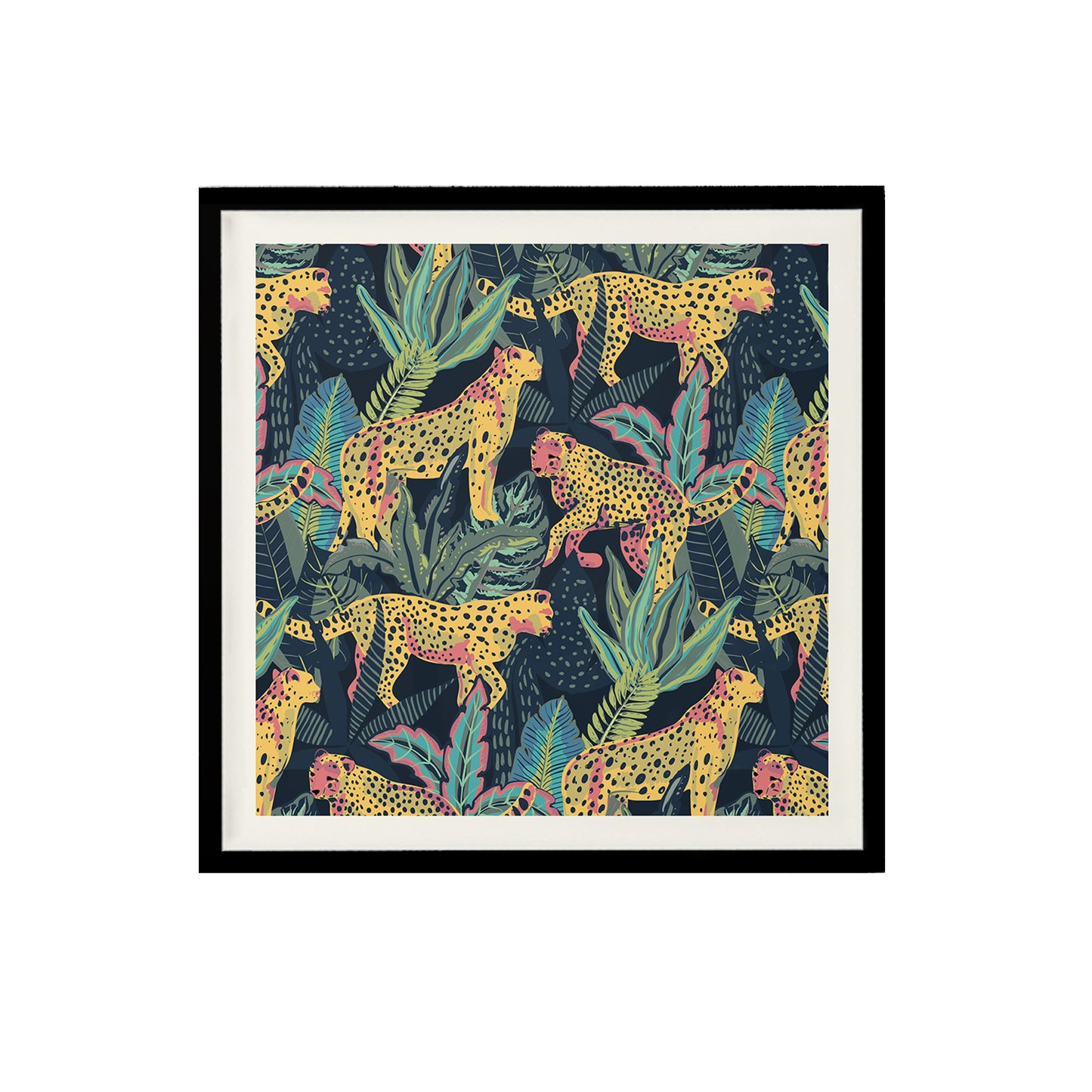 Tropical Leopards Print