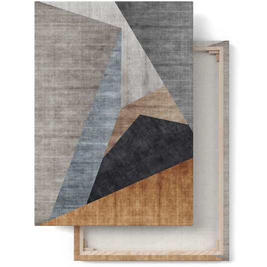 Geometric Abstract Landscape Canvas Print