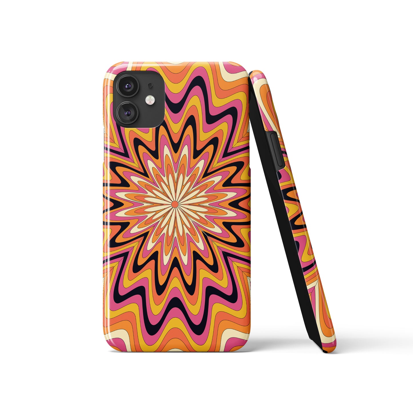 Groovy Swirl Retro iPhone Case