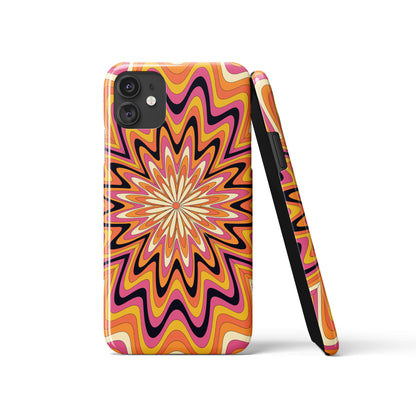 Groovy Swirl Retro iPhone Case