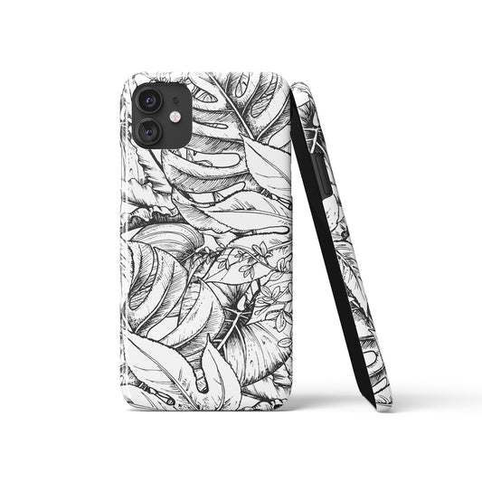 Jungle Black&White iPhone Case